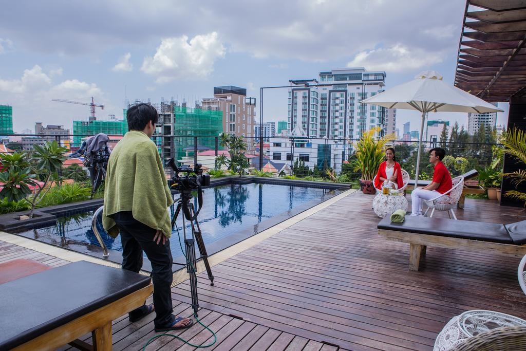 The Palm Boutique Hotel & Residence Phnom Penh Luaran gambar